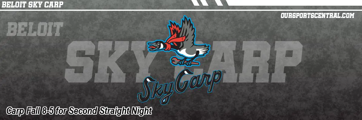 Carp Fall 8-5 for Second Straight Night