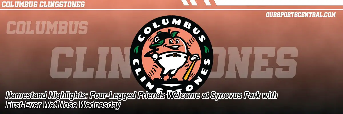 Homestand Highlights: Four-Legged Friends Welcome at Synovus Park with First-Ever Wet Nose Wednesday