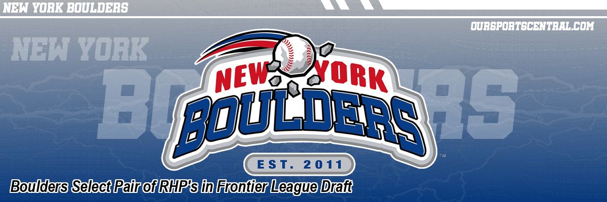 Boulders Select Pair of RHP's in Frontier League Draft