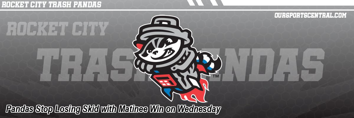 Pandas Stop Losing Skid with Matinee Win on Wednesday