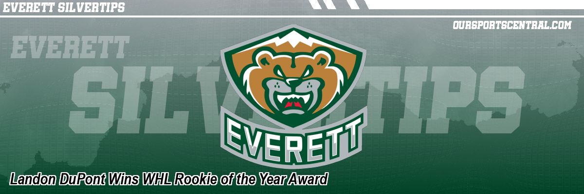 Landon DuPont Wins WHL Rookie of the Year Award