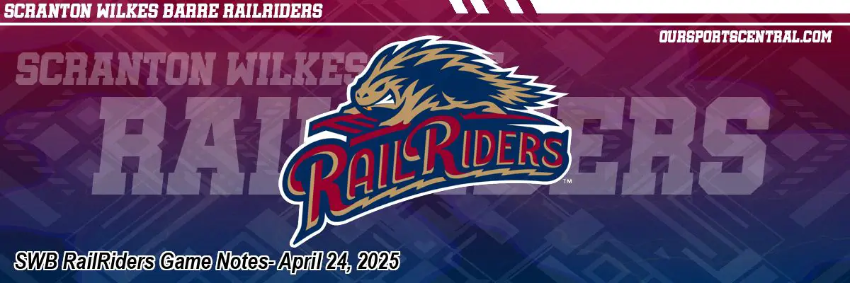 SWB RailRiders Game Notes- April 24, 2025