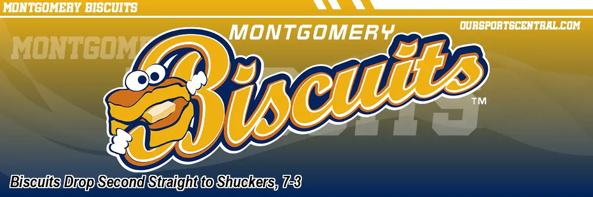 Biscuits Drop Second Straight to Shuckers, 7-3