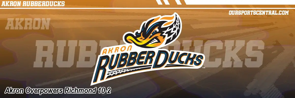Akron Overpowers Richmond 10-2