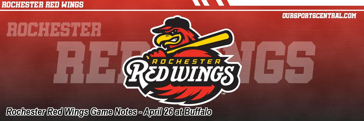 Rochester Red Wings Game Notes - April 26 at Buffalo