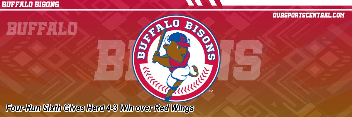Four-Run Sixth Gives Herd 4-3 Win over Red Wings