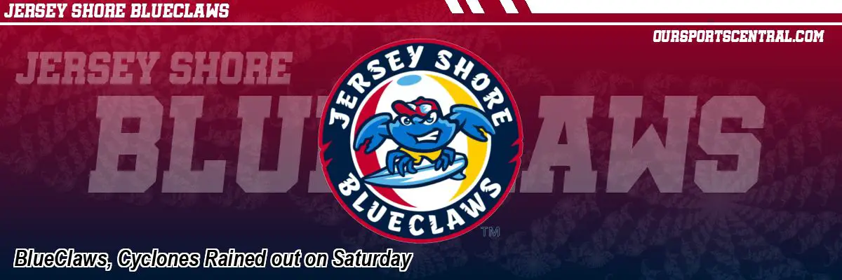 BlueClaws, Cyclones Rained out on Saturday