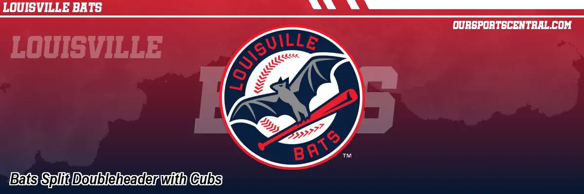 Bats Split Doubleheader with Cubs
