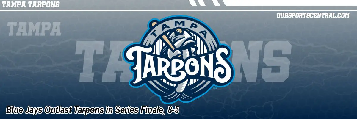 Blue Jays Outlast Tarpons in Series Finale, 8-5