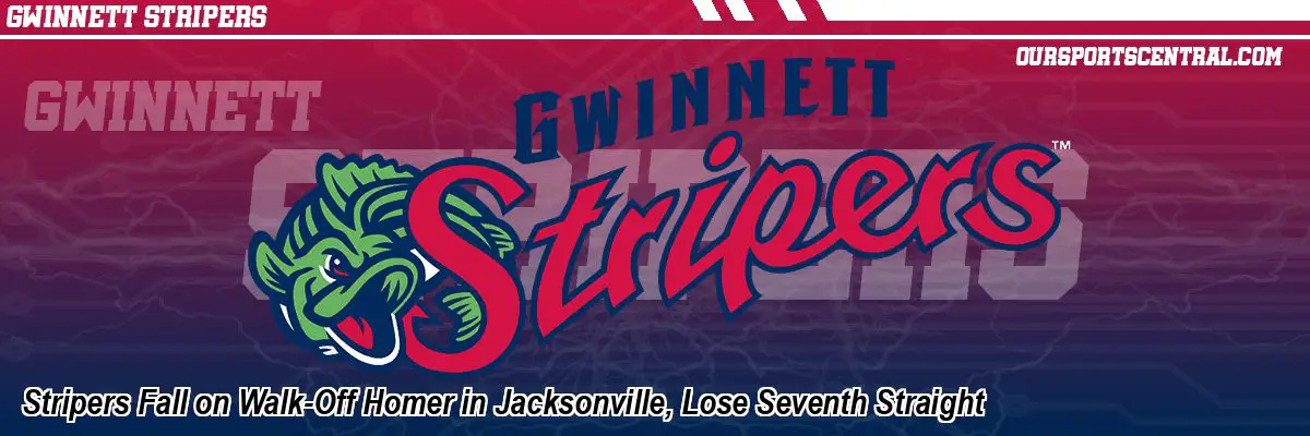 Stripers Fall on Walk-Off Homer in Jacksonville, Lose Seventh Straight