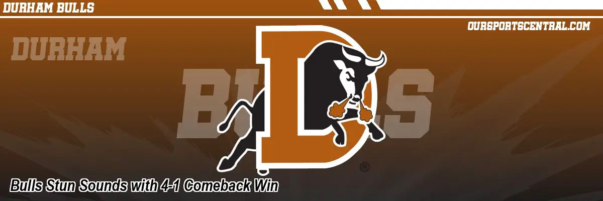 Bulls Stun Sounds with 4-1 Comeback Win