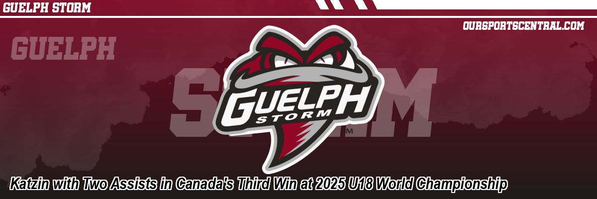 Katzin with Two Assists in Canada's Third Win at 2025 U18 World Championship
