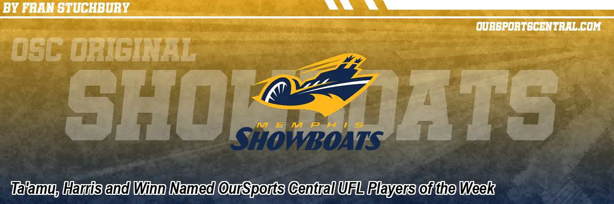Ta'amu, Harris and Winn Named OurSports Central UFL Players of the Week