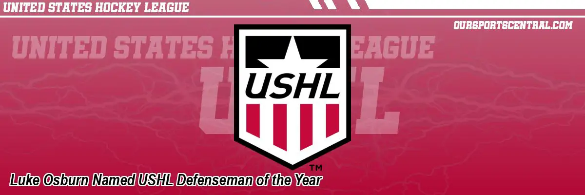 Luke Osburn Named USHL Defenseman of the Year