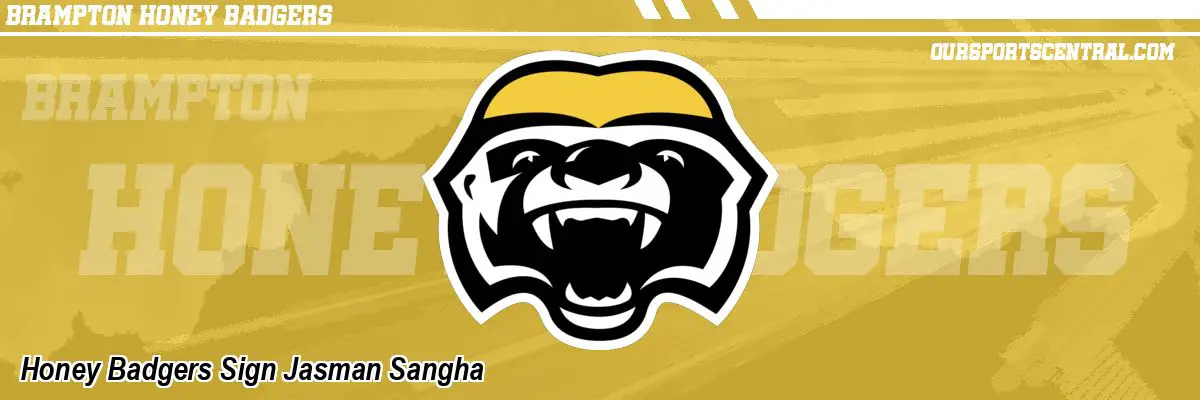Honey Badgers Sign Jasman Sangha