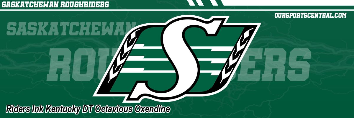 Riders Ink Kentucky DT Octavious Oxendine