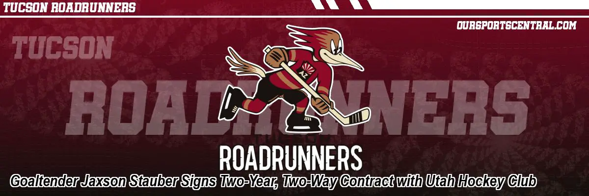 Goaltender Jaxson Stauber Signs Two-Year, Two-Way Contract with Utah Hockey Club