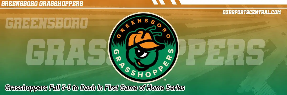 Grasshoppers Fall 5-0 to Dash in First Game of Home Series