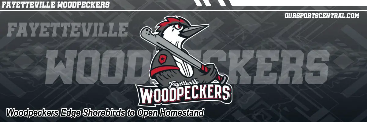 Woodpeckers Edge Shorebirds to Open Homestand