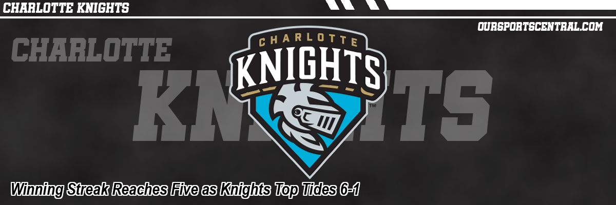 Winning Streak Reaches Five as Knights Top Tides 6-1