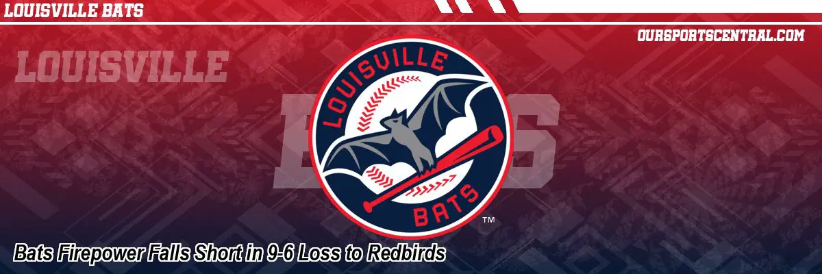 Bats Firepower Falls Short in 9-6 Loss to Redbirds