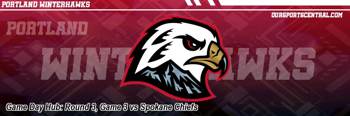 Game Day Hub: Round 3, Game 3 vs Spokane Chiefs