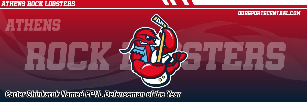 Carter Shinkaruk Named FPHL Defenseman of the Year