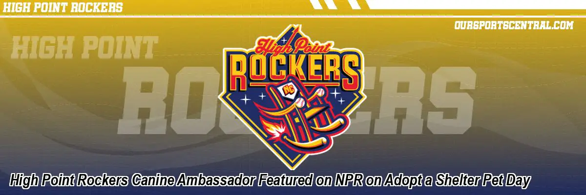 High Point Rockers Canine Ambassador Featured on NPR on Adopt a Shelter Pet Day