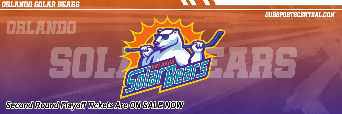 Second Round Playoff Tickets Are ON SALE NOW