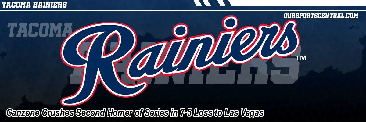 Canzone Crushes Second Homer of Series in 7-5 Loss to Las Vegas