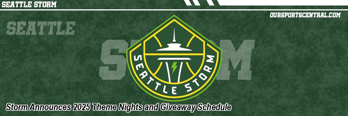 Storm Announces 2025 Theme Nights and Giveaway Schedule