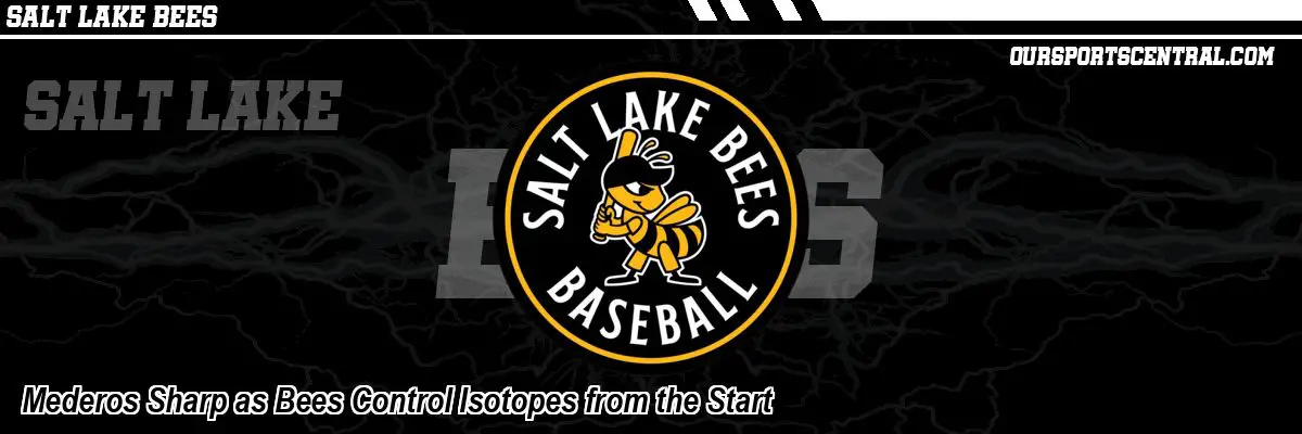 Mederos Sharp as Bees Control Isotopes from the Start