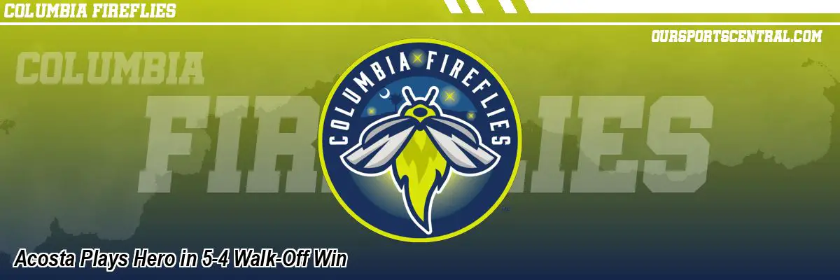 Acosta Plays Hero in 5-4 Walk-Off Win