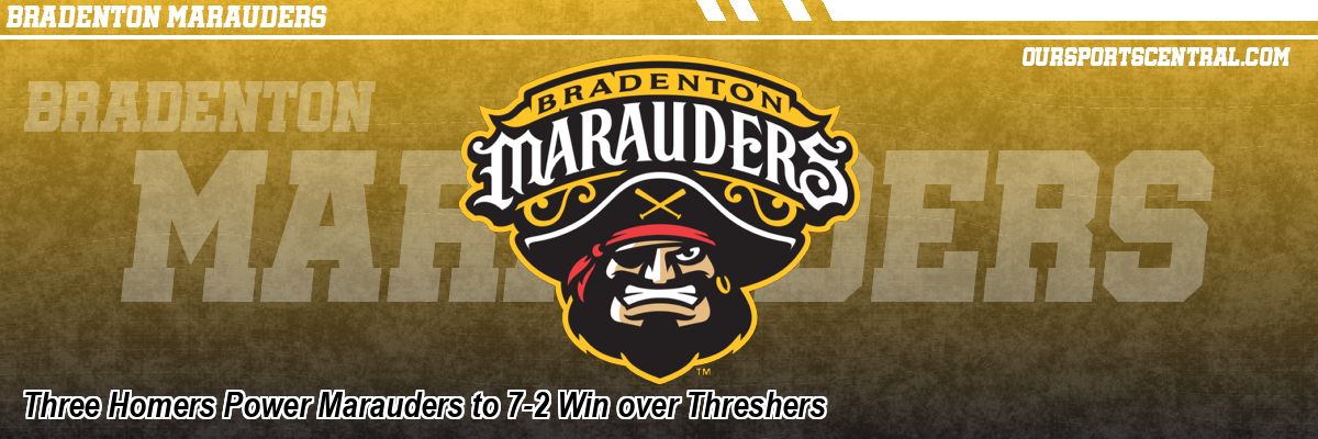 Three Homers Power Marauders to 7-2 Win over Threshers