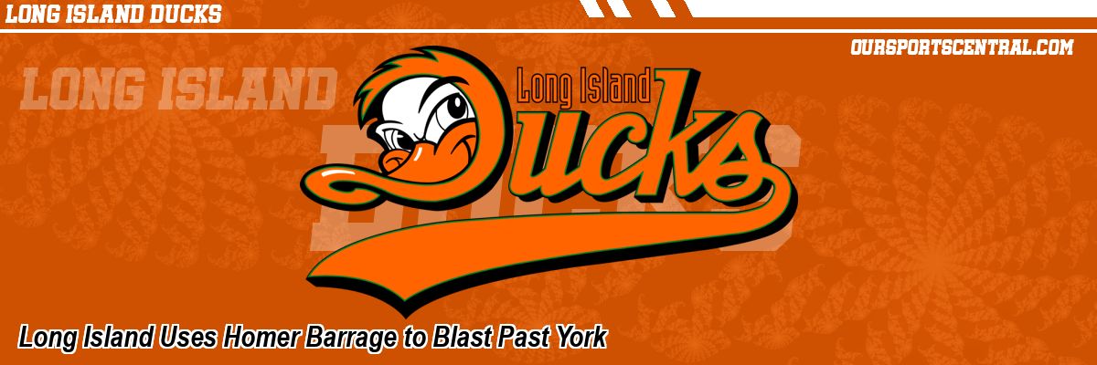 Long Island Uses Homer Barrage to Blast Past York