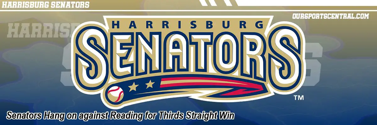 Senators Hang on against Reading for Thirds Straight Win
