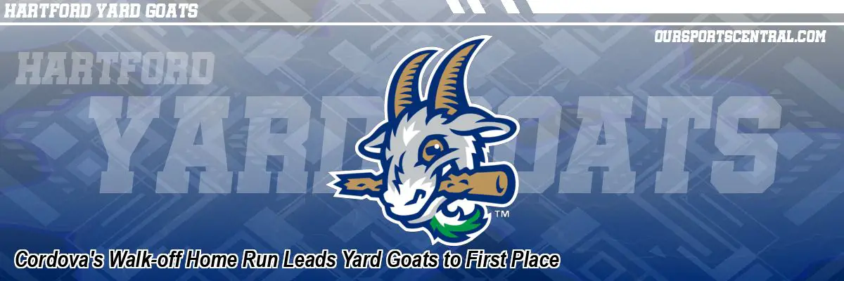 Cordova's Walk-off Home Run Leads Yard Goats to First Place