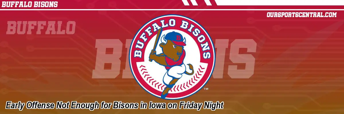 Early Offense Not Enough for Bisons in Iowa on Friday Night