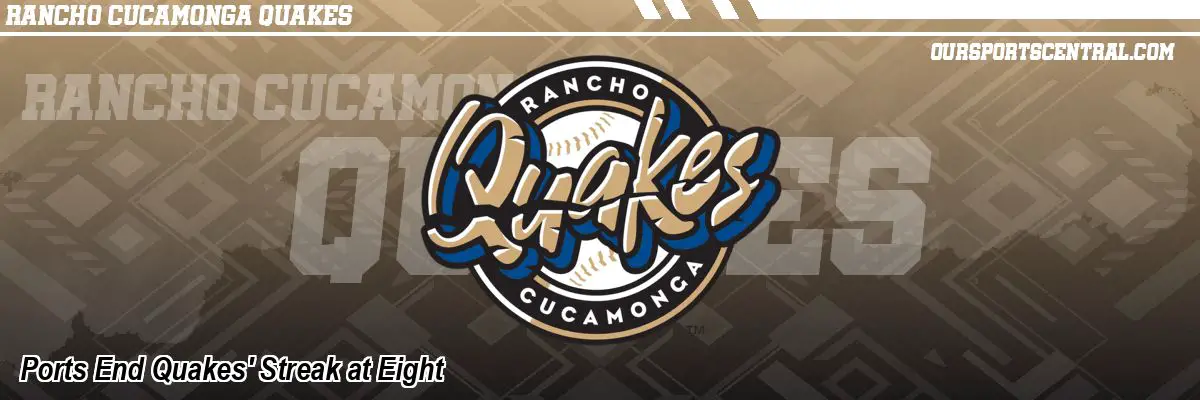 Ports End Quakes' Streak at Eight