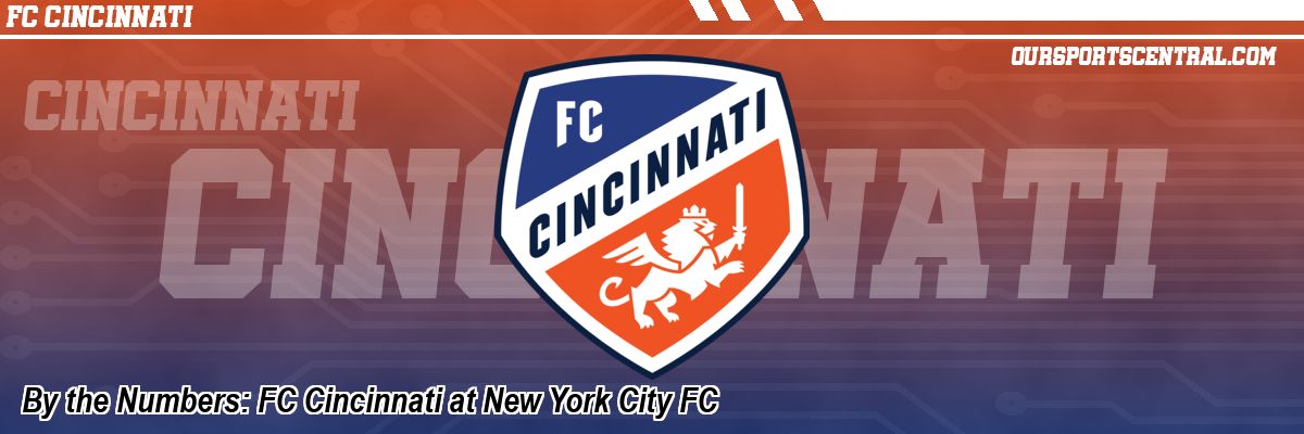By the Numbers: FC Cincinnati at New York City FC
