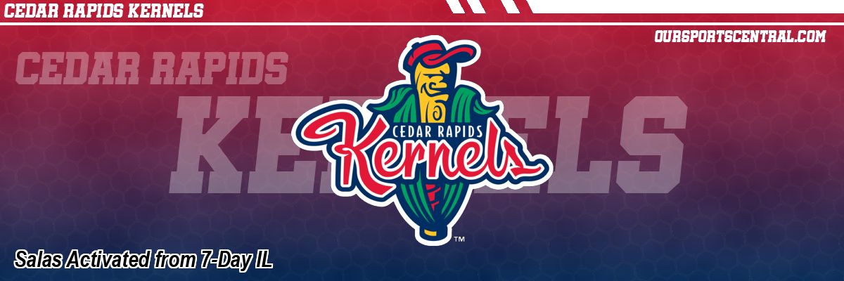 Salas Activated from 7-Day IL