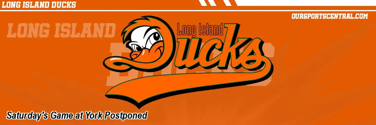 Saturday's Game at York Postponed