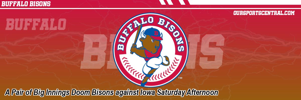 A Pair of Big Innings Doom Bisons against Iowa Saturday Afternoon