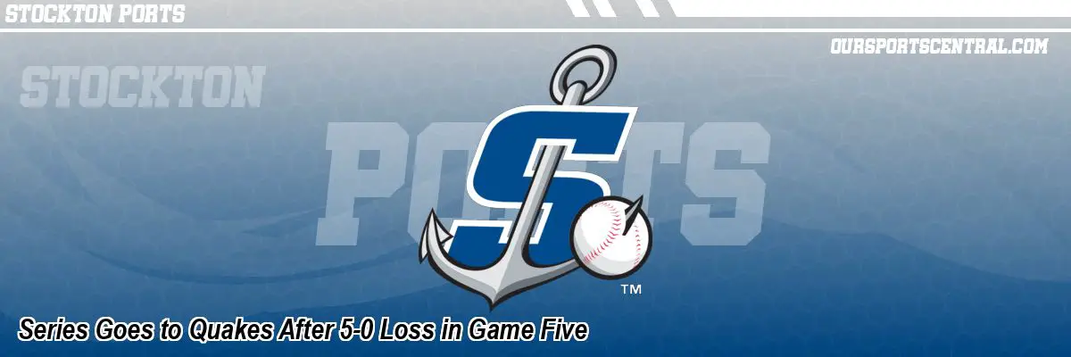 Series Goes to Quakes After 5-0 Loss in Game Five