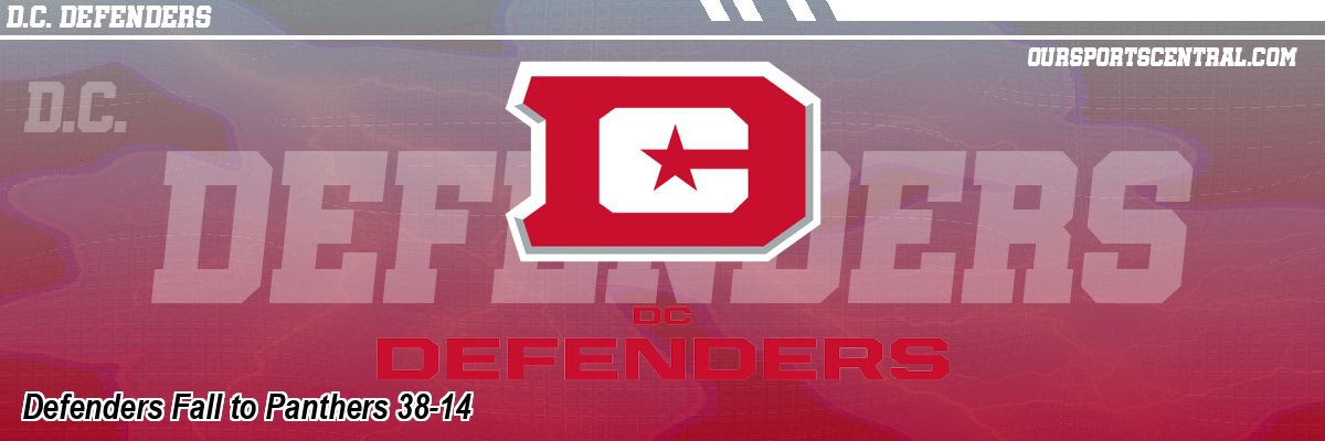 Defenders Fall to Panthers 38-14
