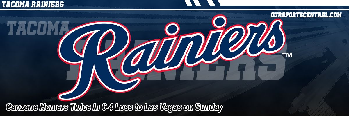 Canzone Homers Twice in 6-4 Loss to Las Vegas on Sunday