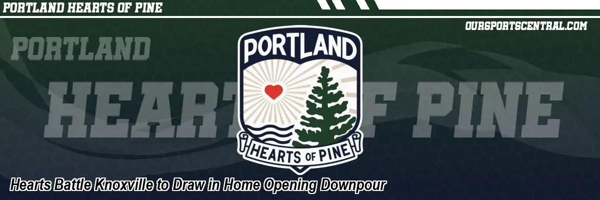 Hearts Battle Knoxville to Draw in Home Opening Downpour