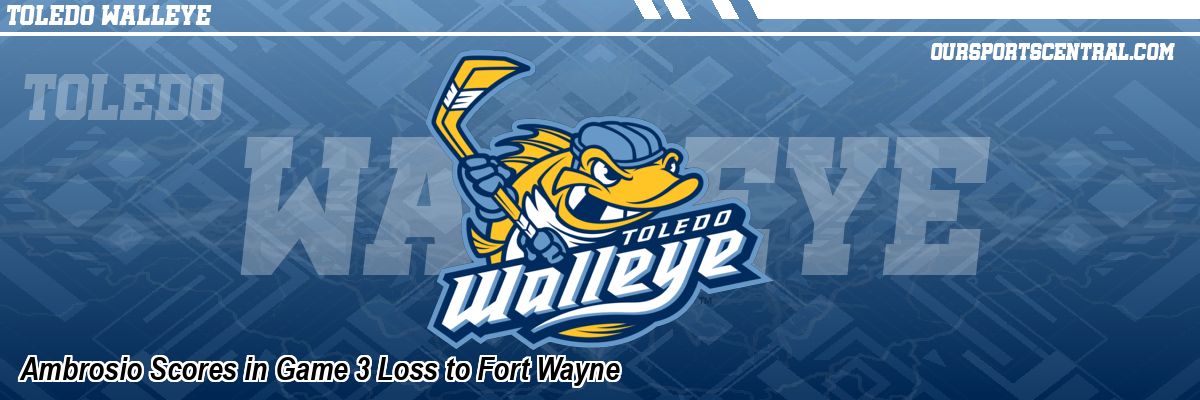 Ambrosio Scores in Game 3 Loss to Fort Wayne