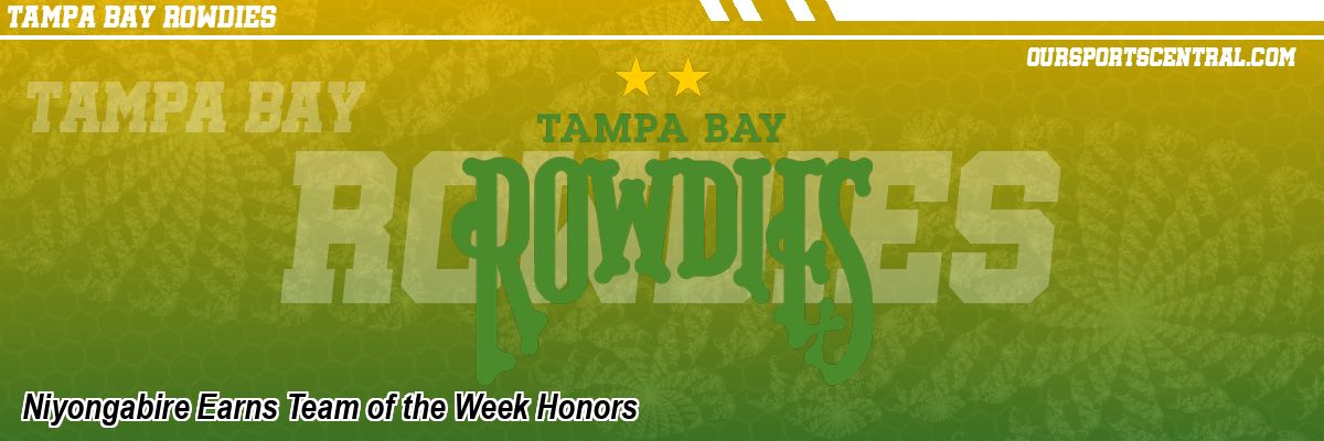 Niyongabire Earns Team of the Week Honors