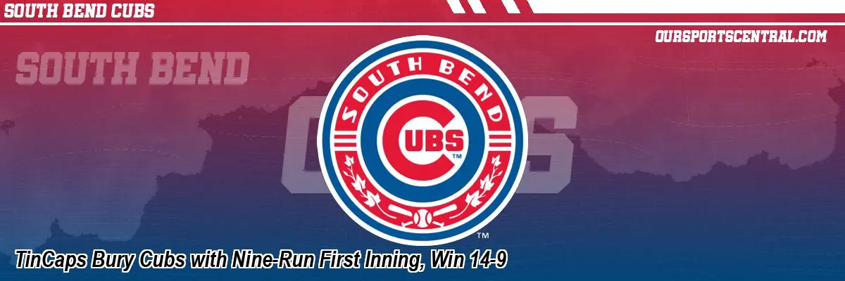 TinCaps Bury Cubs with Nine-Run First Inning, Win 14-9
